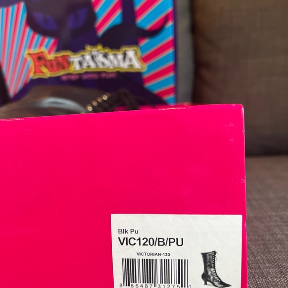 Funtasma Black Lace-Up Women's Boots Witchy/Victorian 10M - Picture 3 of 7